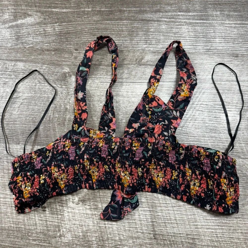 Free People Neon Field Tiny Top Bralette Size Small - Picture 7 of 7